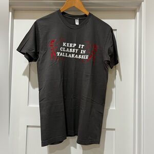 Keepin in Classy in Tallahassee funny novelty tee t shirt Men’s size M gray